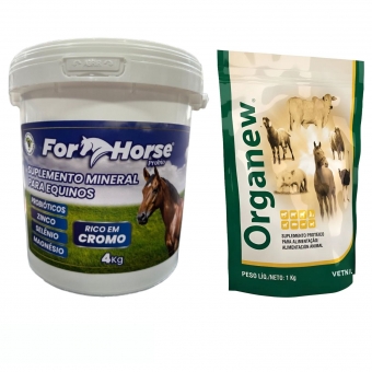 Vetnil equino proteico Organew + Cromo Suplemento Mineral