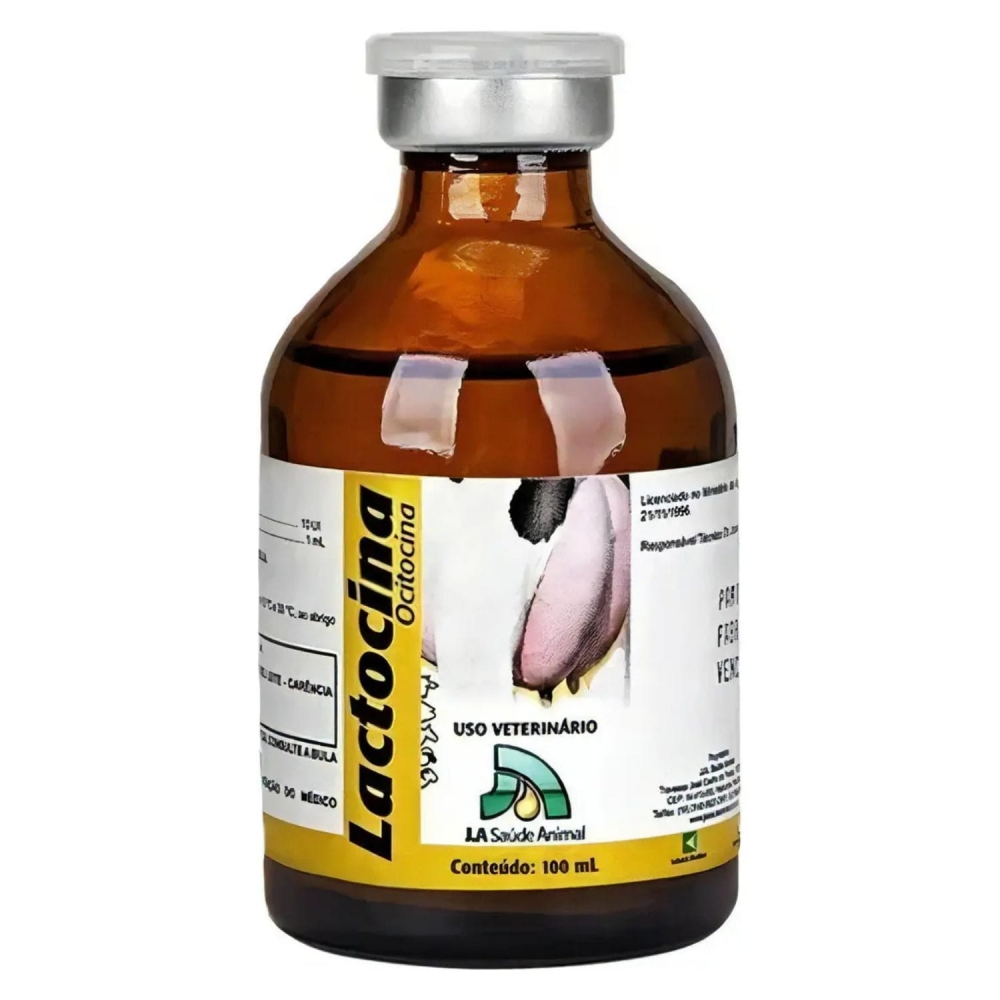 Lactocina Ocitocina Ja Saude Animal Parto Vacas 100ml