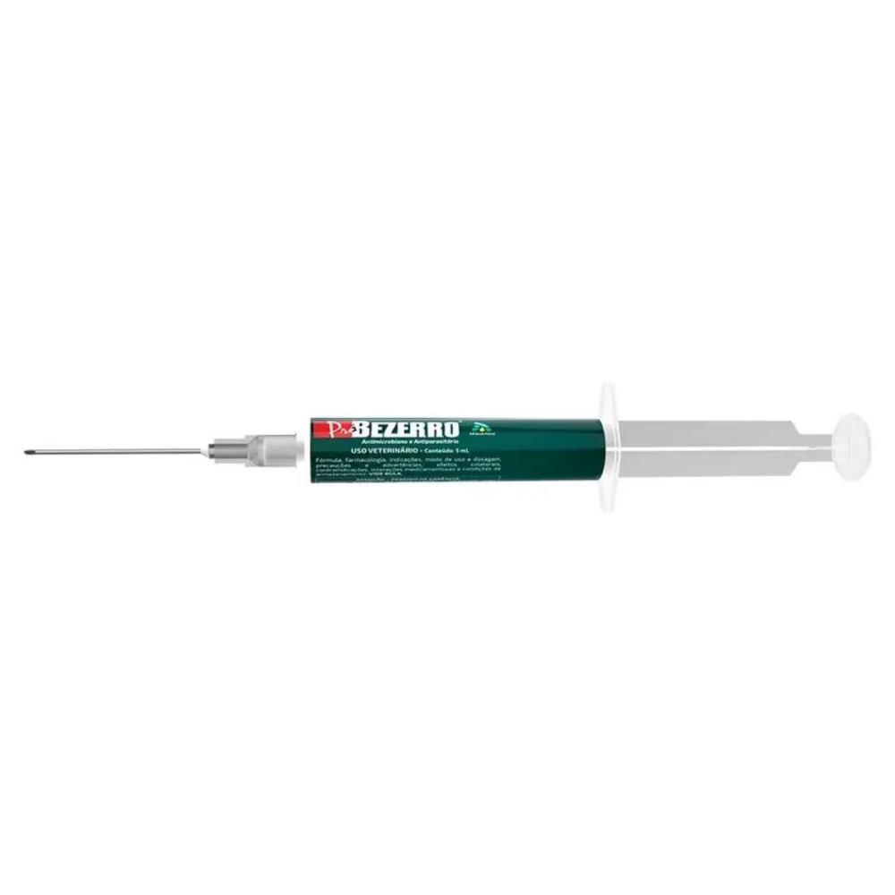 Pró Bezerro Antimicobriano Seringa 5ml Ja Saúde Animal