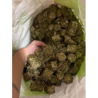 Cubos de Alfafa importado - saco 25kg