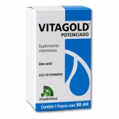 Vitagold Vitamina Aves Bovinos Equinos e Trissulfin Po