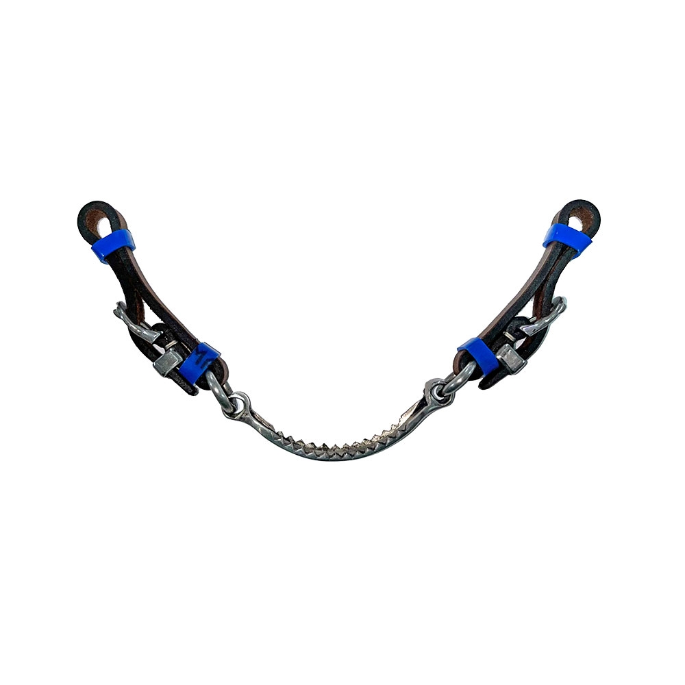 Barbela Serrilhada Inox Para Cavalos