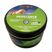 Kit Repelente Pasta Citronela 150g + Garfo Nylon Limpa Baias