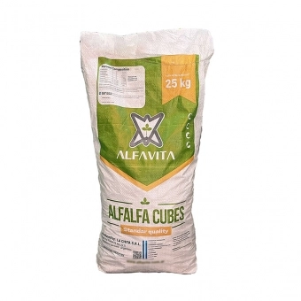 Cubos de Alfafa importado - saco 25kg