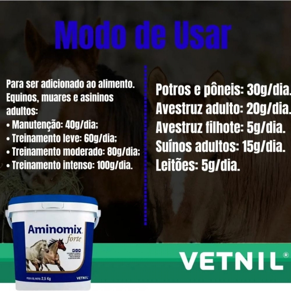 Aminomix Forte Vetnil - 2,5kg