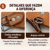 Barrigueira Traseira de Couro Cavalo Mula Resistente