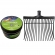 Kit Repelente Pasta Citronela 150g + Garfo Nylon Limpa Baias