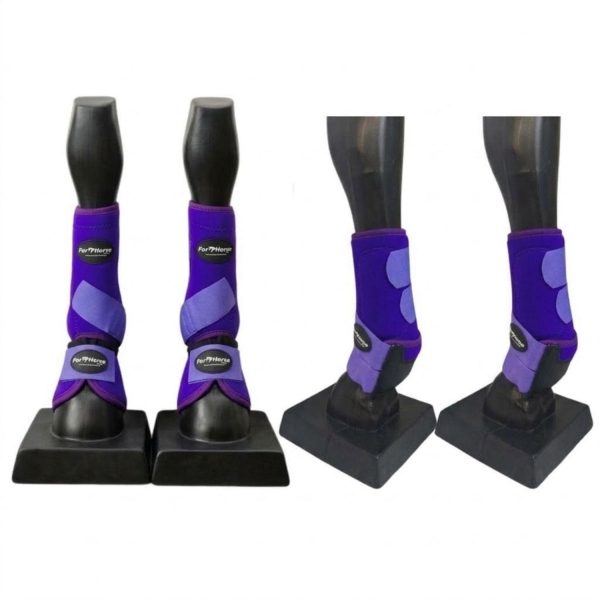 Kit de Cloche Completo For Horse Para Equinos - Roxo