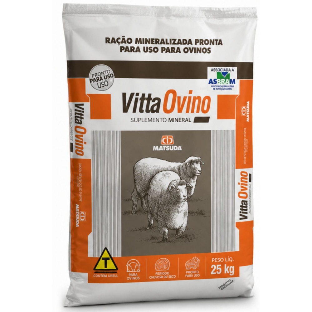 Vitta Ovino 25kg Suplemento Mineral para Ovinos Matsuda