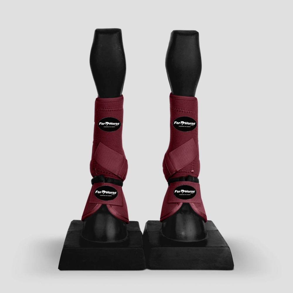 Kit Cloche e Caneleira FOR HORSE - VINHO