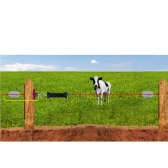 Terminal de Porteira Mola Interna M3 Cerca Elétrica