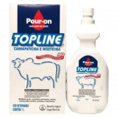 Kit TopLine Spray 400ml + Pouron Carrapaticida Inseticida 1L