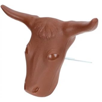 Cabeça de boi para Treino de Laço - Marrom