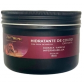 Kit Hidratante de couro pasta + Rédea lisa c botão em couro