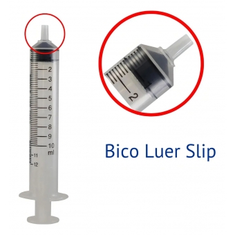 Seringa 10 ml Bico Luer Slip