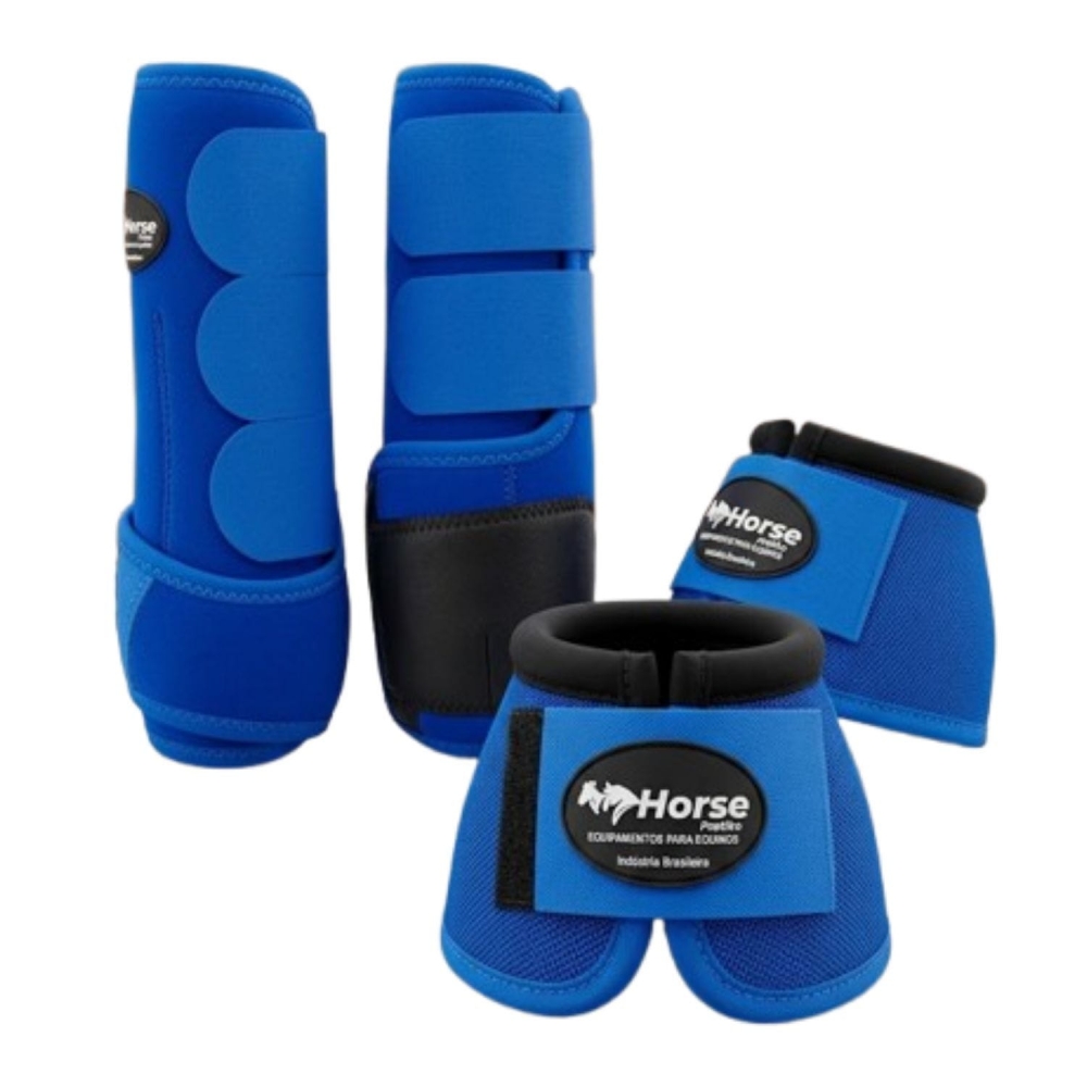 Kit de Cloche Completo For Horse Para Equinos Azul Royal