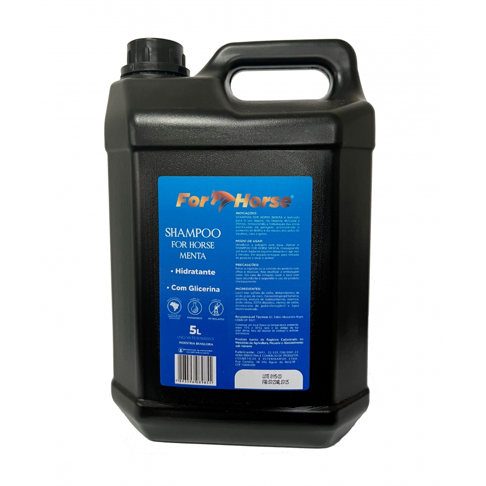 Shampoo Menta For Horse 5 L
