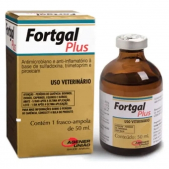Fortgal Plus 50ml Agener União Bovino Veterinário