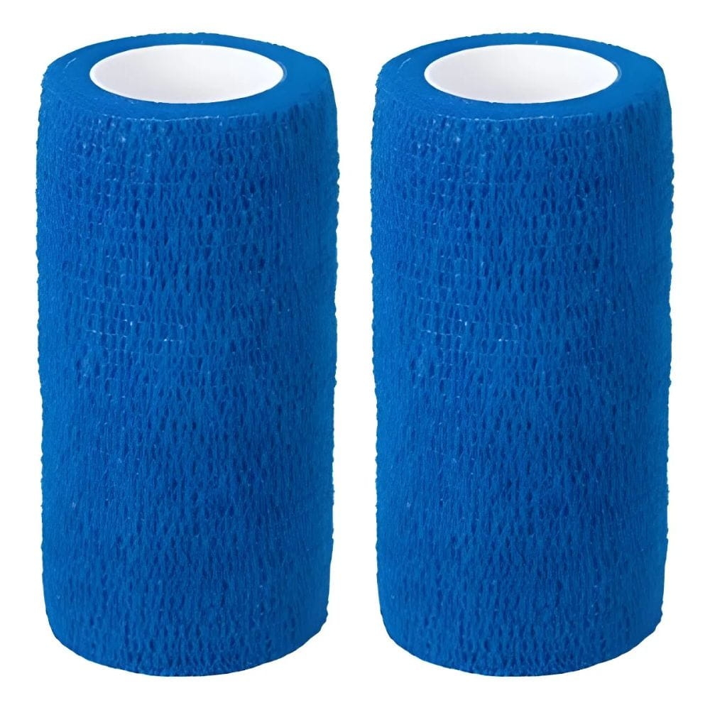 Kit 2 Bandagens Coesiva10 CM x 4,5 M Covetrus Cor Azul