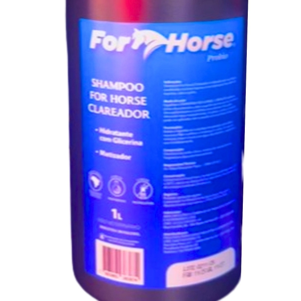 Shampoo Clareador Equino For Horse 1L