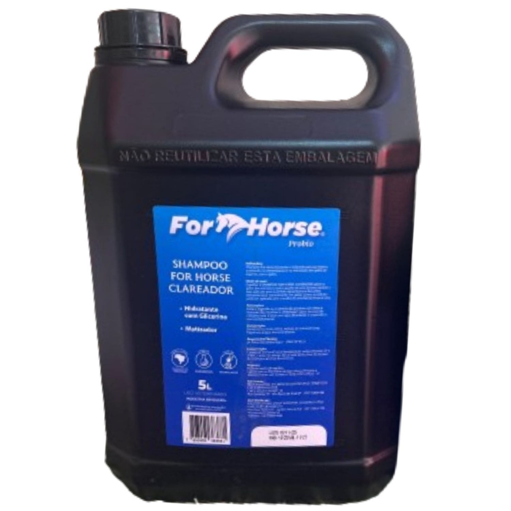 Shampoo Clareador Equino For Horse 5L