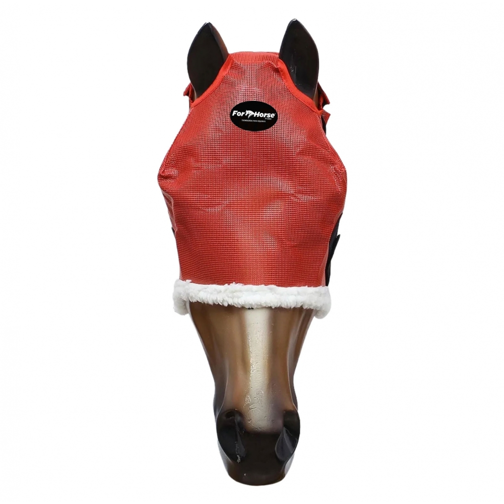 Máscara de Proteção contra moscas For Horse - VERMELHO