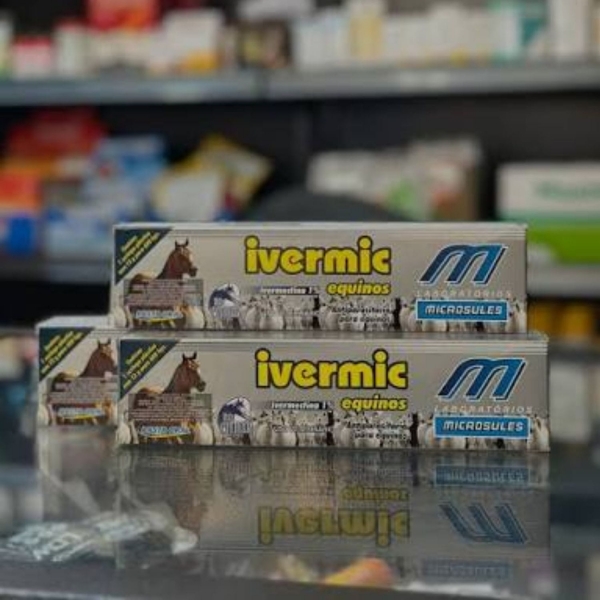 Kit Vermífugo Equinos Ivermic Gel Bisnaga 12g + MO Turbo 80g