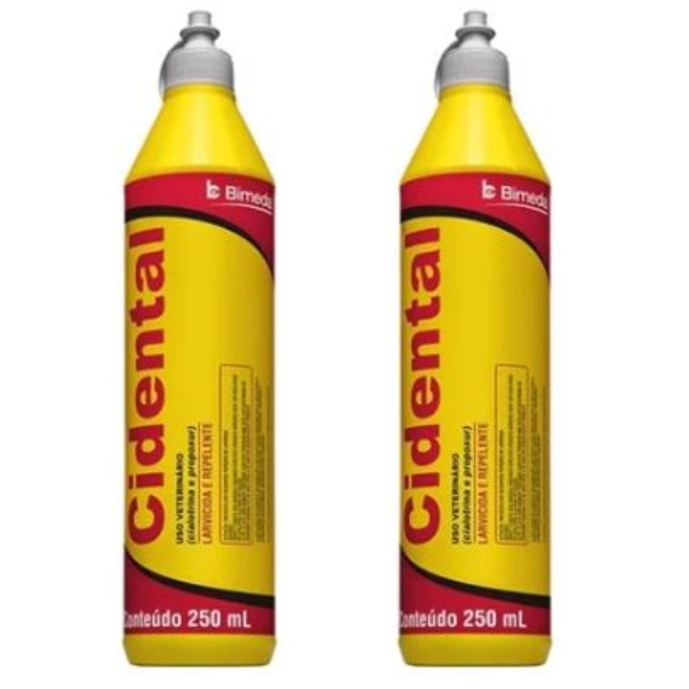 Kit 2 Cidental Liquido 250 ML Bimeda