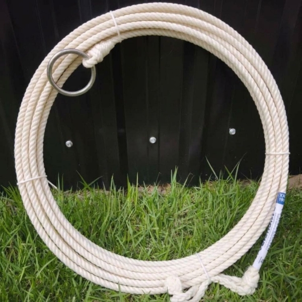 Laço Corda Chumbado de Campo 12M Branco