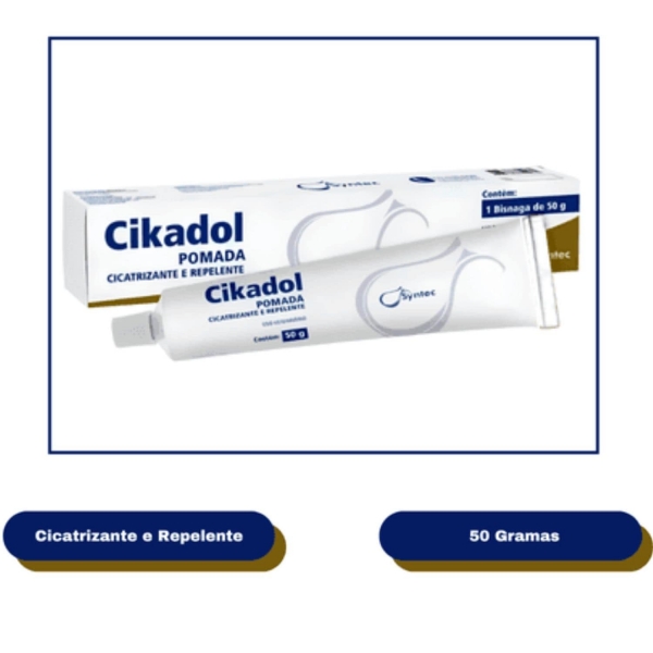 Pomada Cikadol Cicatrizante e Repelente 50g - Syntec