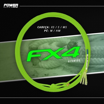 Corda de Laço Power Ropes Fx4 MS Medium Soft Cabeça