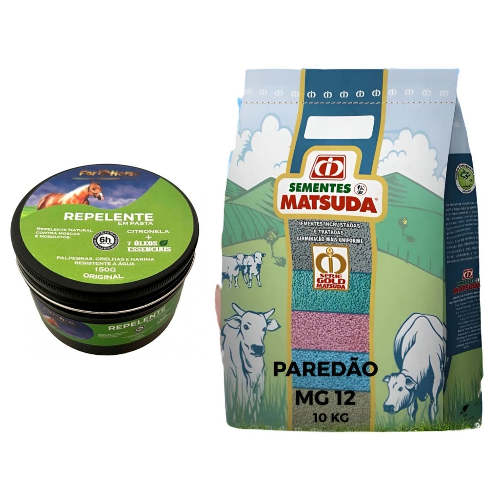 kit Semente Paredão Mg12 + Repelente Pasta Citronela 150g