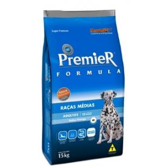 Ração Premier Fórmula  de Raças Médias Sabor Frango 15Kg