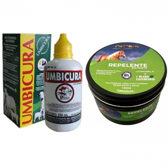 Kit Pasta Repelente contra moscas + Umbicura 250ml