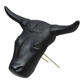 Cabeça de boi para Treino de Laço - Preto