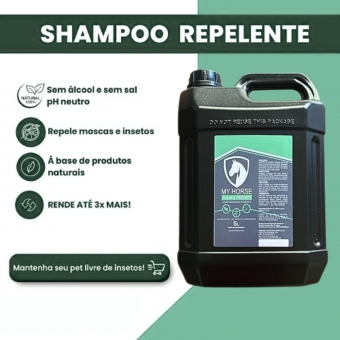 Shampoo Repelente Citronela Para Cavalos 5 Litros My Horse