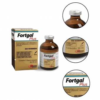 Fortgal Plus 50ml Agener União Bovino Veterinário