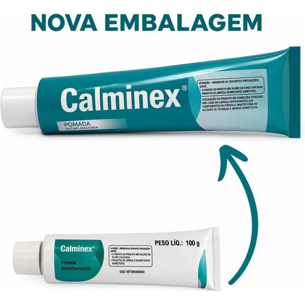 Calminex 30g Pomada Anti-inflamatória Dores Musculares Msd