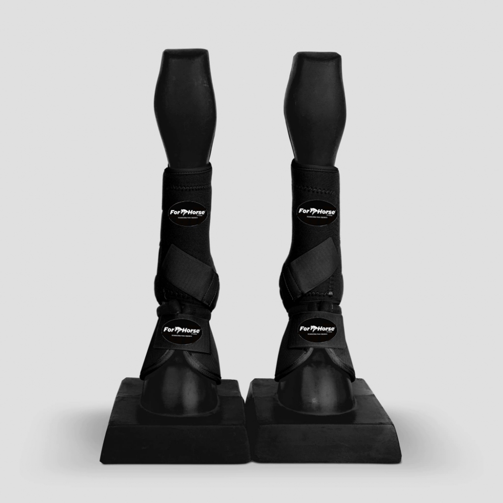 Kit Cloche e Caneleira FOR HORSE - PRETO