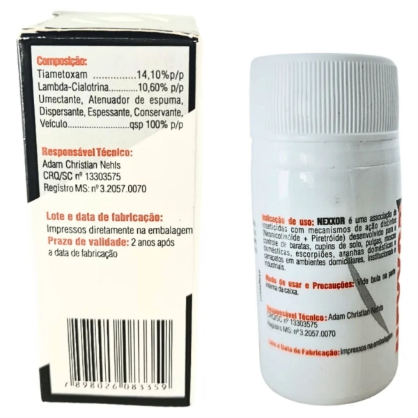 Kit 3 Nexxor 30ml Contra Pulga Carrapato Aranha Barata