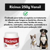 Kit Ricinus Pasta 250g + Spray Max Prata Vansil 500ml