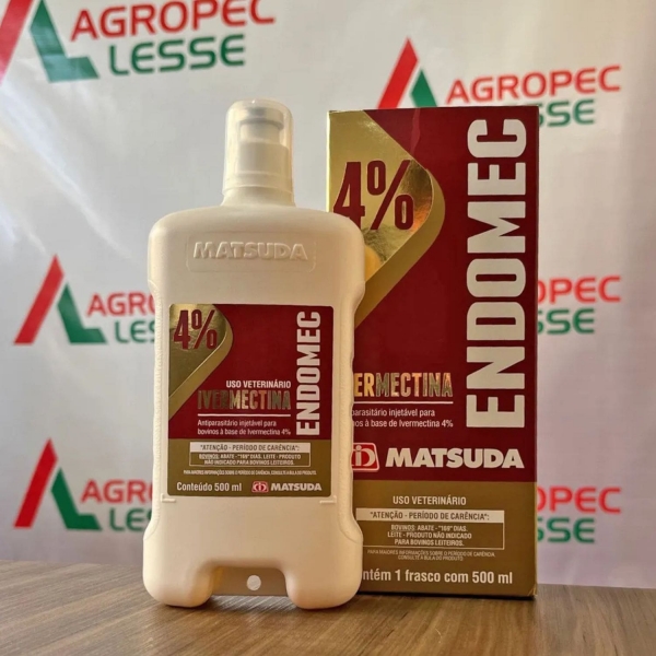 Kit Endomec 500ML + TopLine Pouron Carrapaticida Inseticida