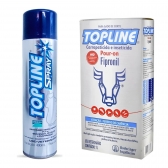 Kit TopLine Spray 400ml + Pouron Carrapaticida Inseticida 1L