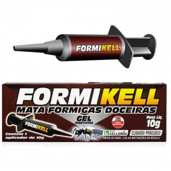 Mata Formiga Doceiras Formikell Gel Bisnaga Aplicador 10g