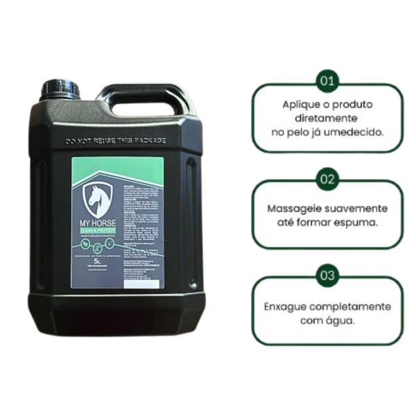 Shampoo Repelente Citronela Para Cavalos 5 Litros My Horse