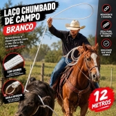 Laço Corda Chumbado de Campo 12M Branco