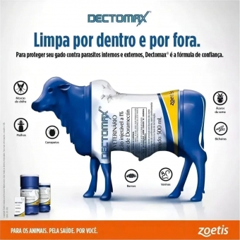 Kit Suplemento Bovino For Bov + Dectomax Zoetis Frasco 50ml
