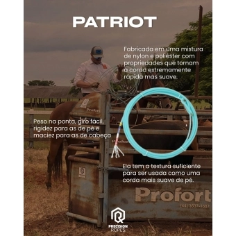 Corda para Laço Precision Patriota MS Medium Soft Cabeça