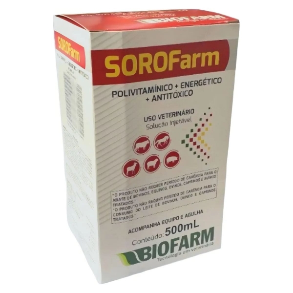 Sorofarm 500ml Polivitamínico Antitóxico Energeti - Biofarm