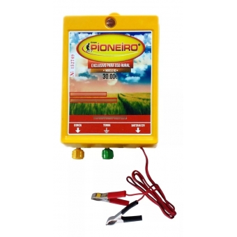 Eletrificador de Cerca 30 K a Bateria 12 Volts Choque Rural